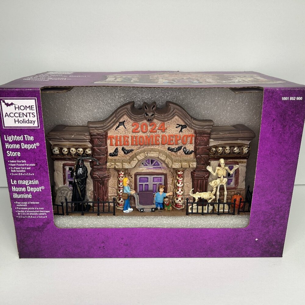2024 HALLOWEEN Lighted The Home Depot Store Home Accents NEW
